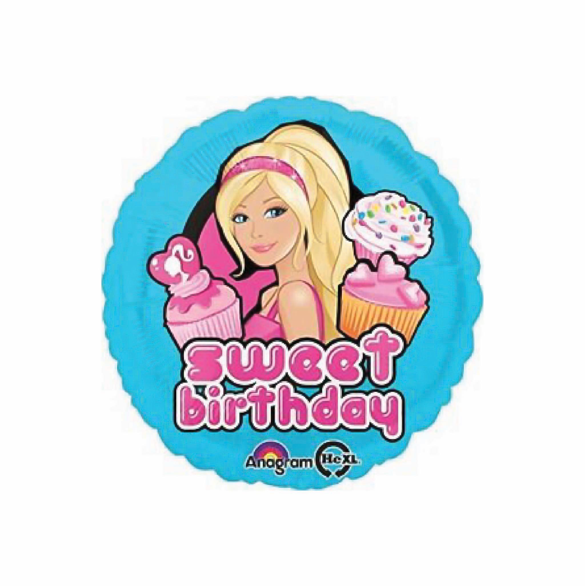 Balloon Barbie Happy Birthday I Klosh Balloon Shop Klosh 
