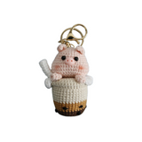 Handmade Crochet Keychain Large