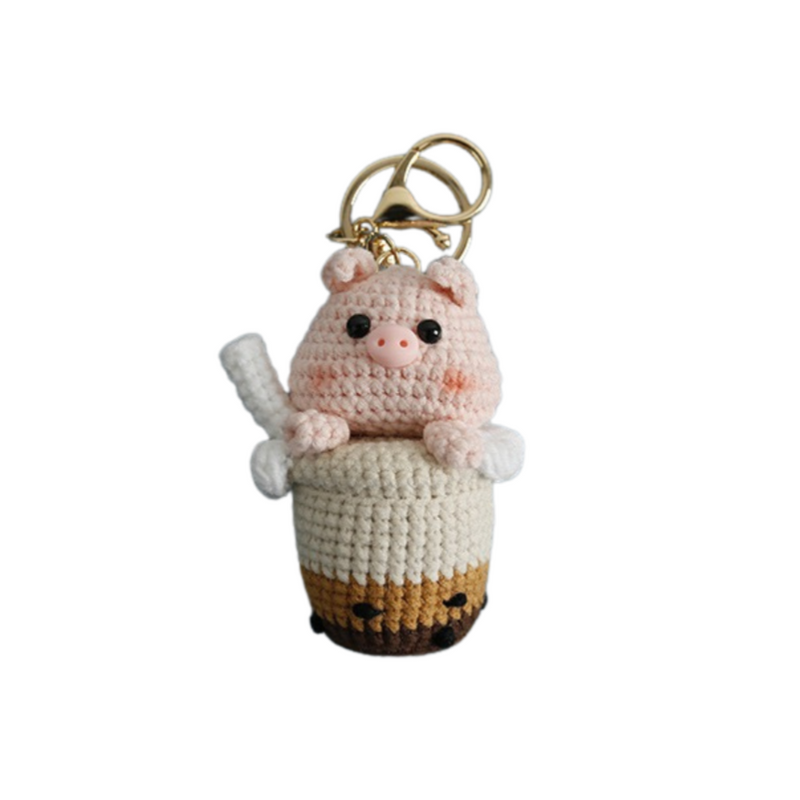 Handmade Crochet Keychain Large