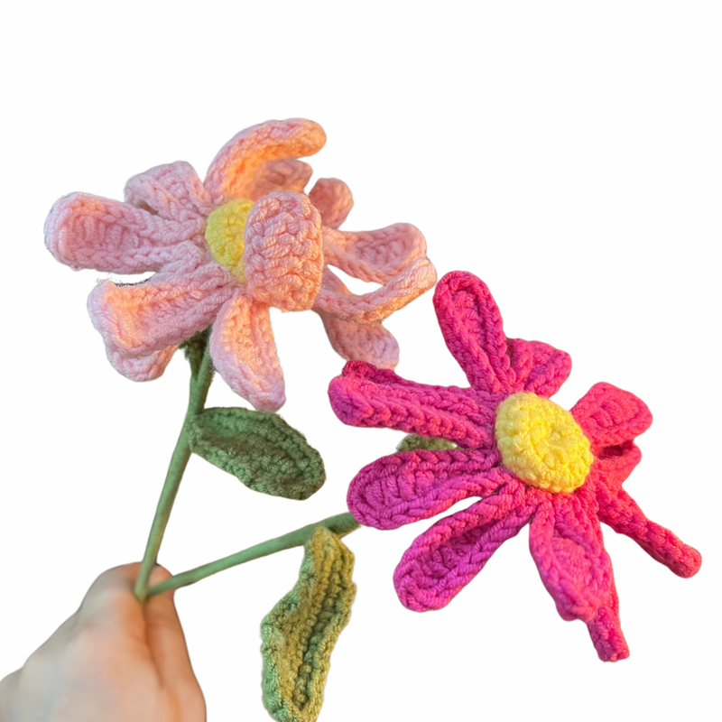 Hand-Woven Crochet Flower Bouquet Small