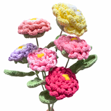 Hand-Woven Crochet Flower Bouquet Small