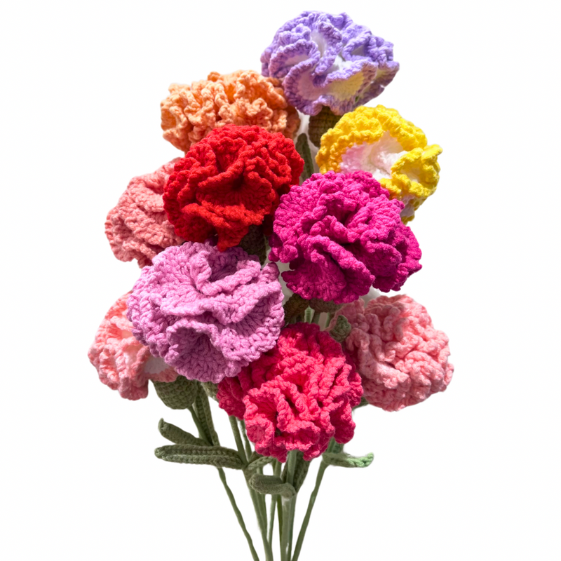 Hand-Woven Crochet Flower Bouquet Small