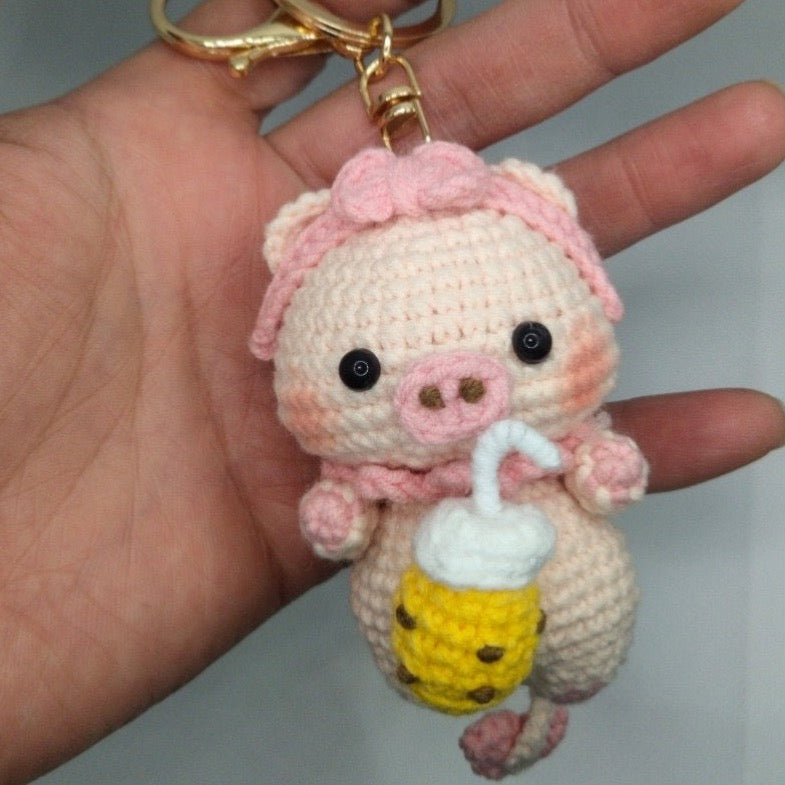 Handmade Crochet Keychain XL