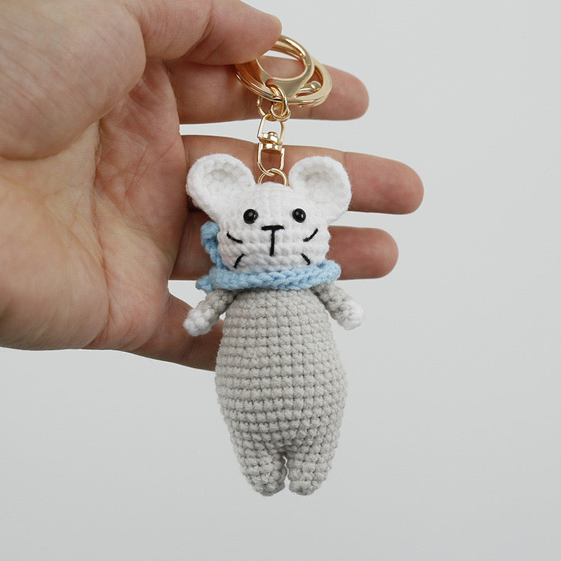 Handmade Crochet Keychain Large