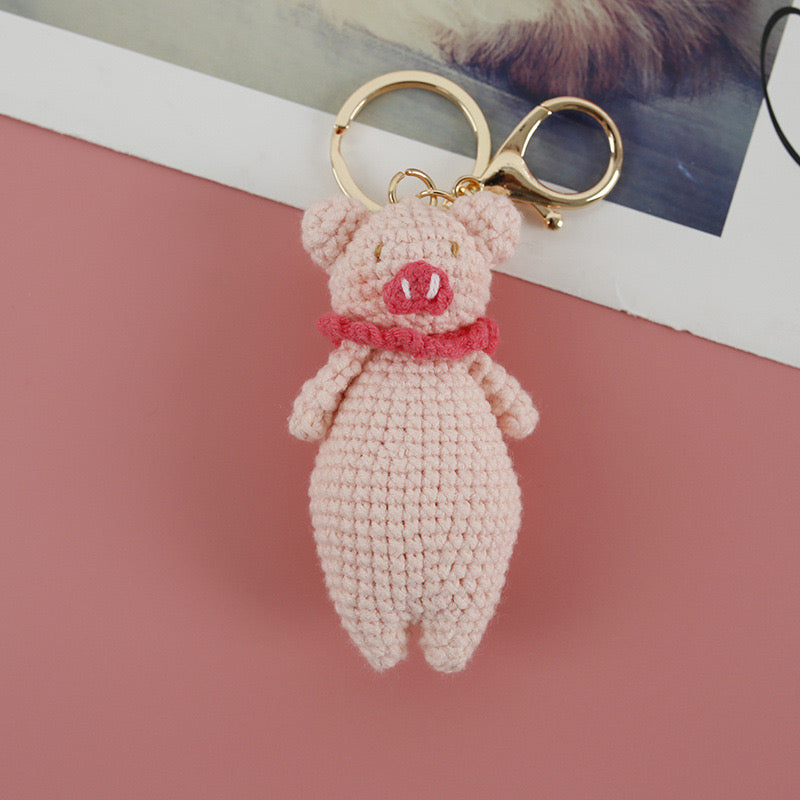 Handmade Crochet Keychain Large