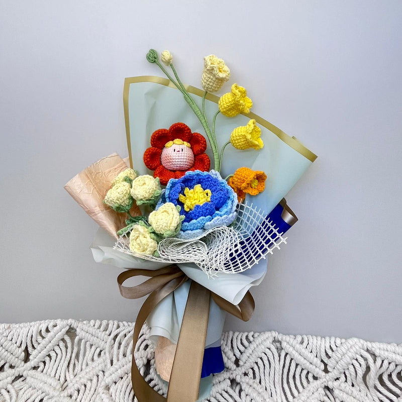 Charming Crochet Flower Bouquet - Joyful Harmony II