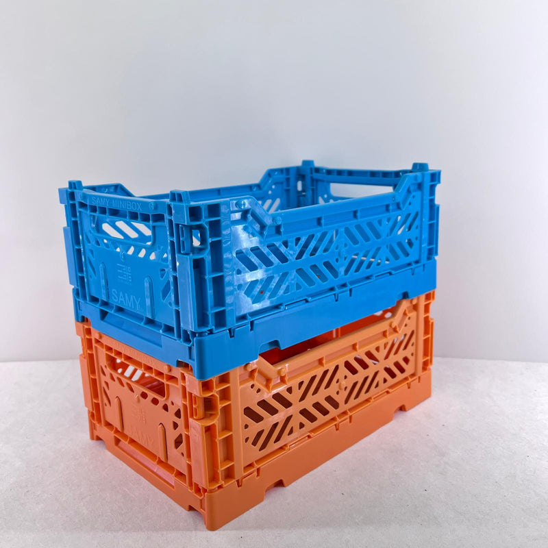 Foldable Storage Crate Double Handles Small