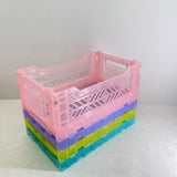 Foldable Storage Crate Double Handles Small