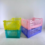 Foldable Storage Crate Double Handles Small