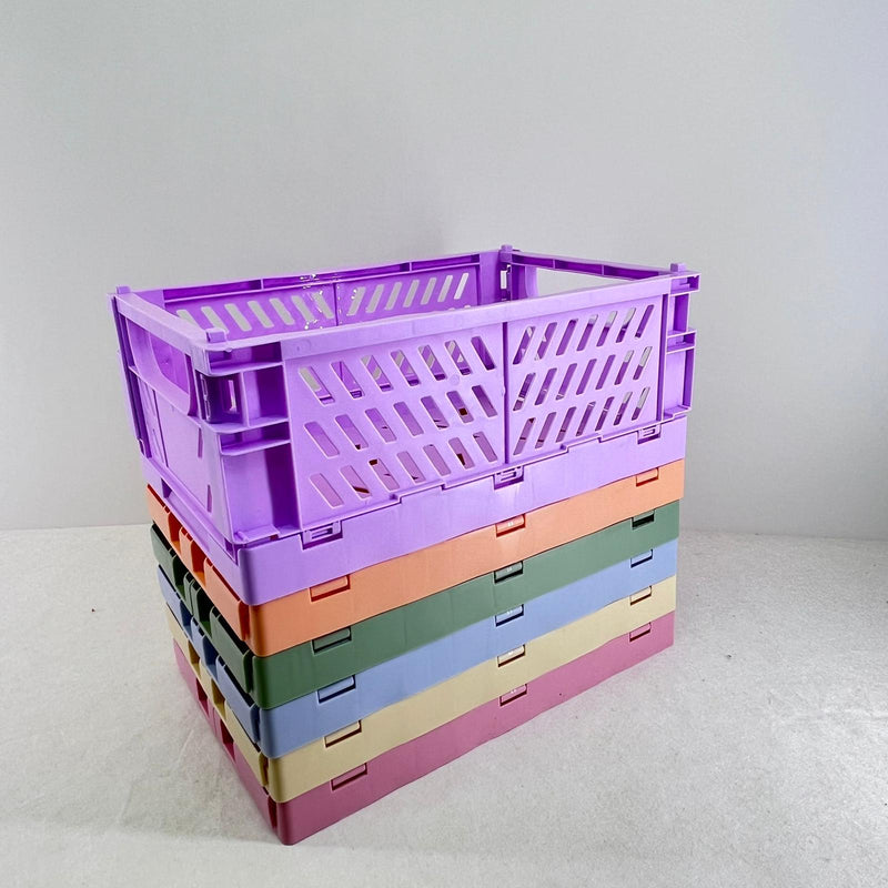 Foldable Storage Crate Double Handles Small