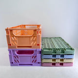 Foldable Storage Crate Double Handles Small