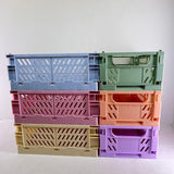 Foldable Storage Crate Double Handles Small