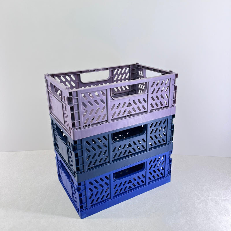 Foldable Storage Crate Double Handles Small