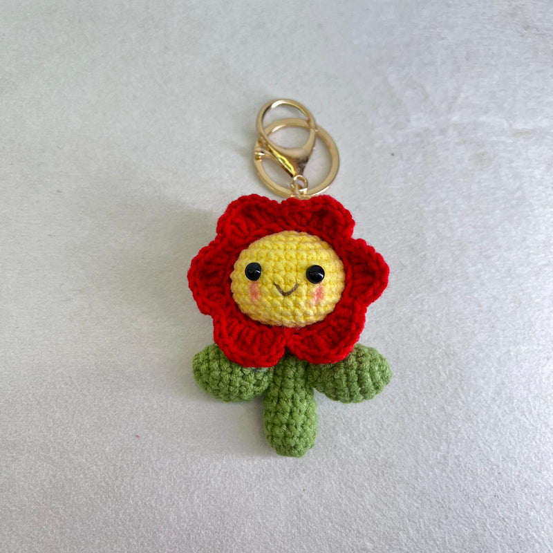 Handmade Crochet Keychain Large