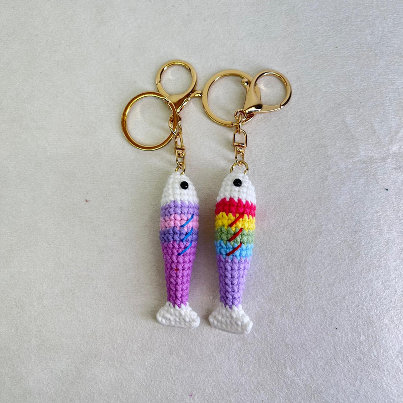 Handmade Crochet Keychain Small