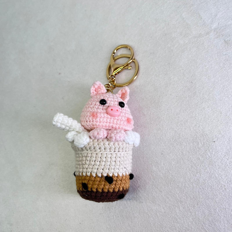 Handmade Crochet Keychain Large