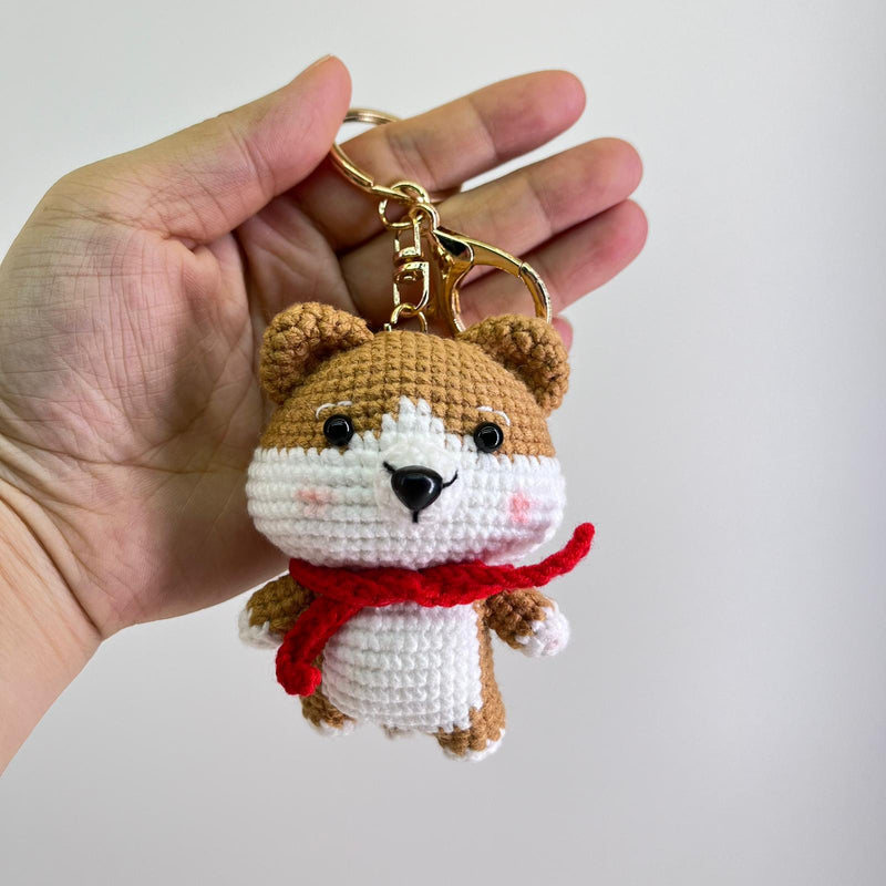 Handmade Crochet Keychain Large