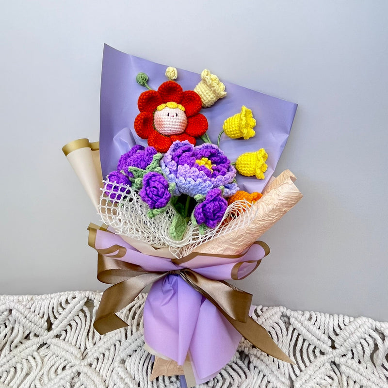 Charming Crochet Flower Bouquet - Joyful Harmony II