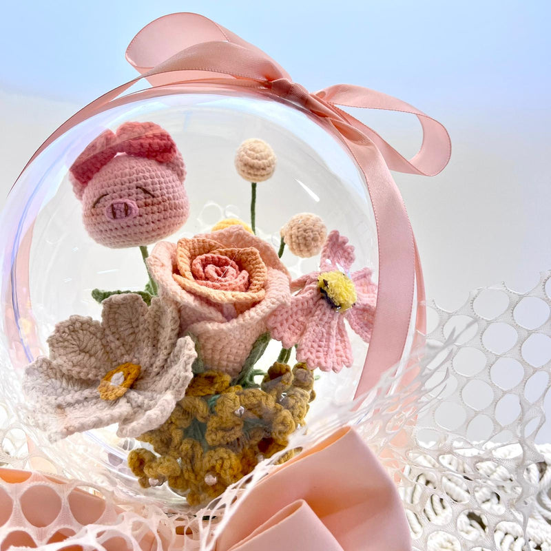 Crochet Blossom In A Crystal Ball