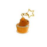 Acrylic Keychain - Capybara in Onsen - KLOSH