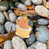 Acrylic Keychain - Capybara in Onsen - KLOSH