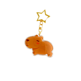 Acrylic Keychain - Capybara Jumping - KLOSH