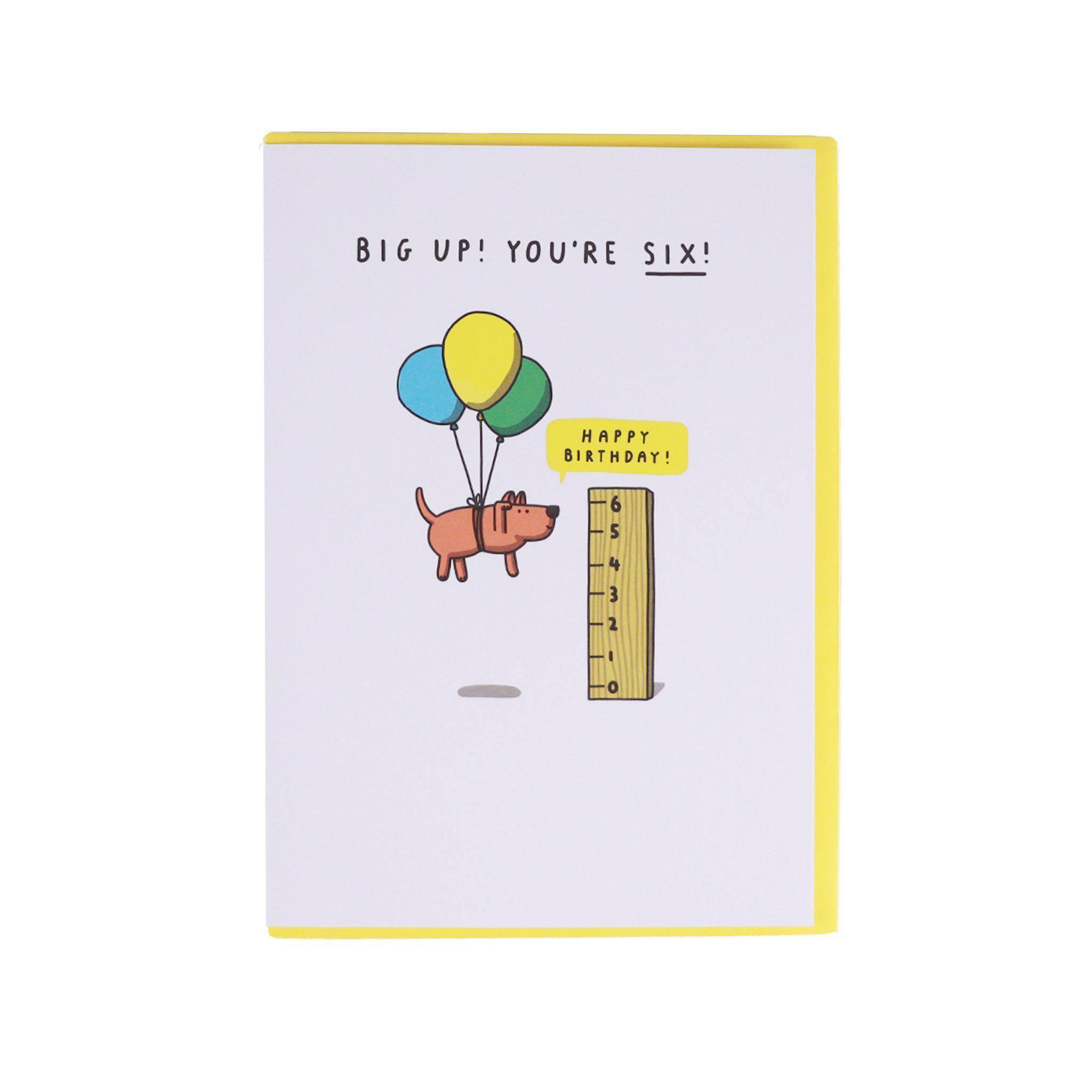 Card - Happy 6th Birthday I Klosh Online Greeting Card Store – KLOSH