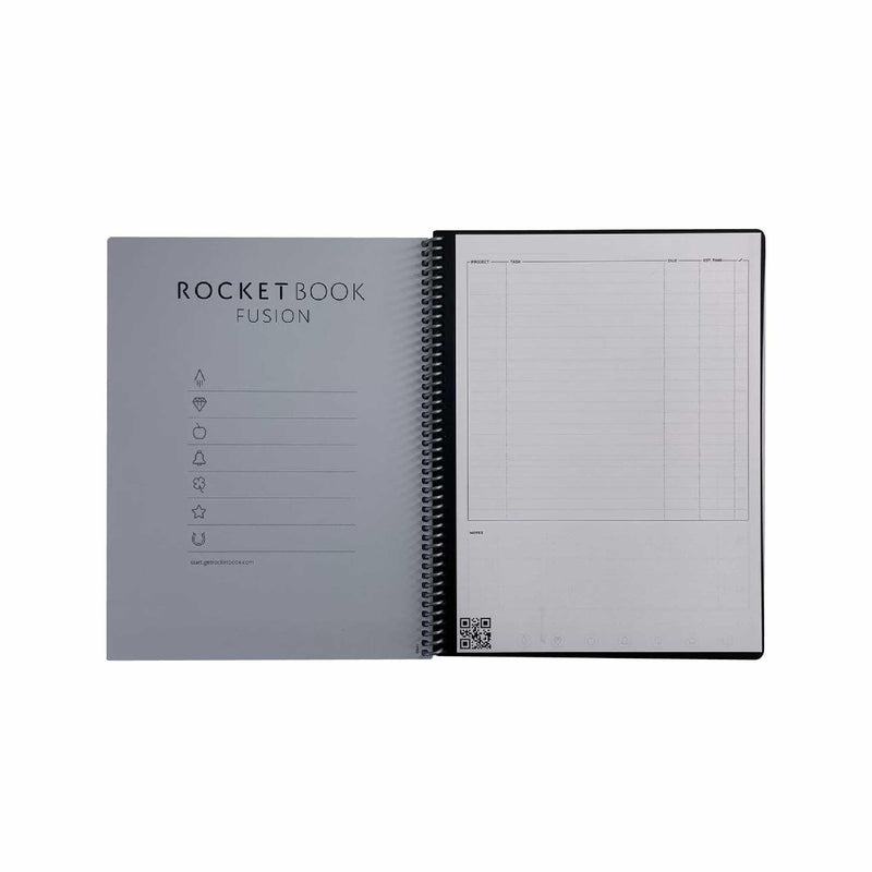 Rocketbook Fusion Smart Reusable Notebook - Executive