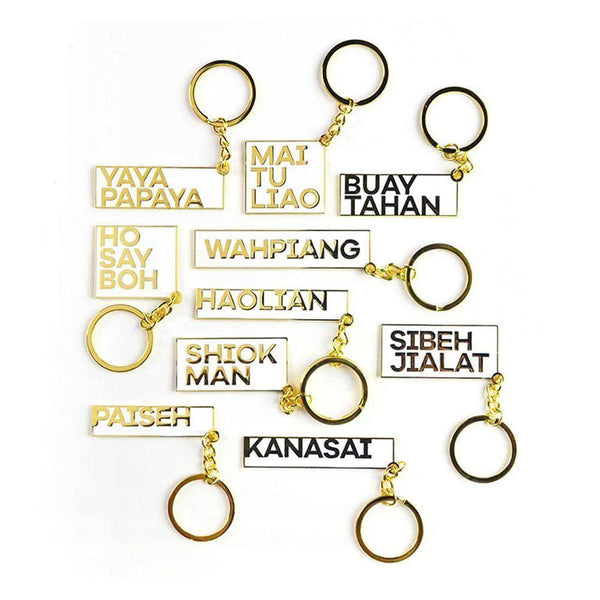 Singlish Keychain - Buay Tahan - KLOSH